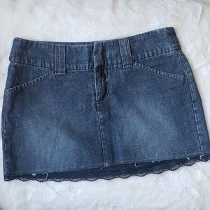 AnchorBlue- Jean Skirt